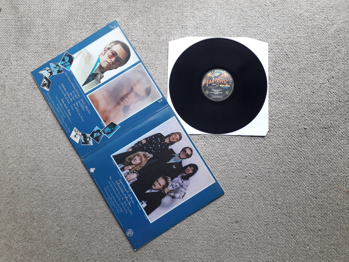 Elton John-Captain Fantastic & The Brown Dirt Cowboy LP (DJLPX 1)