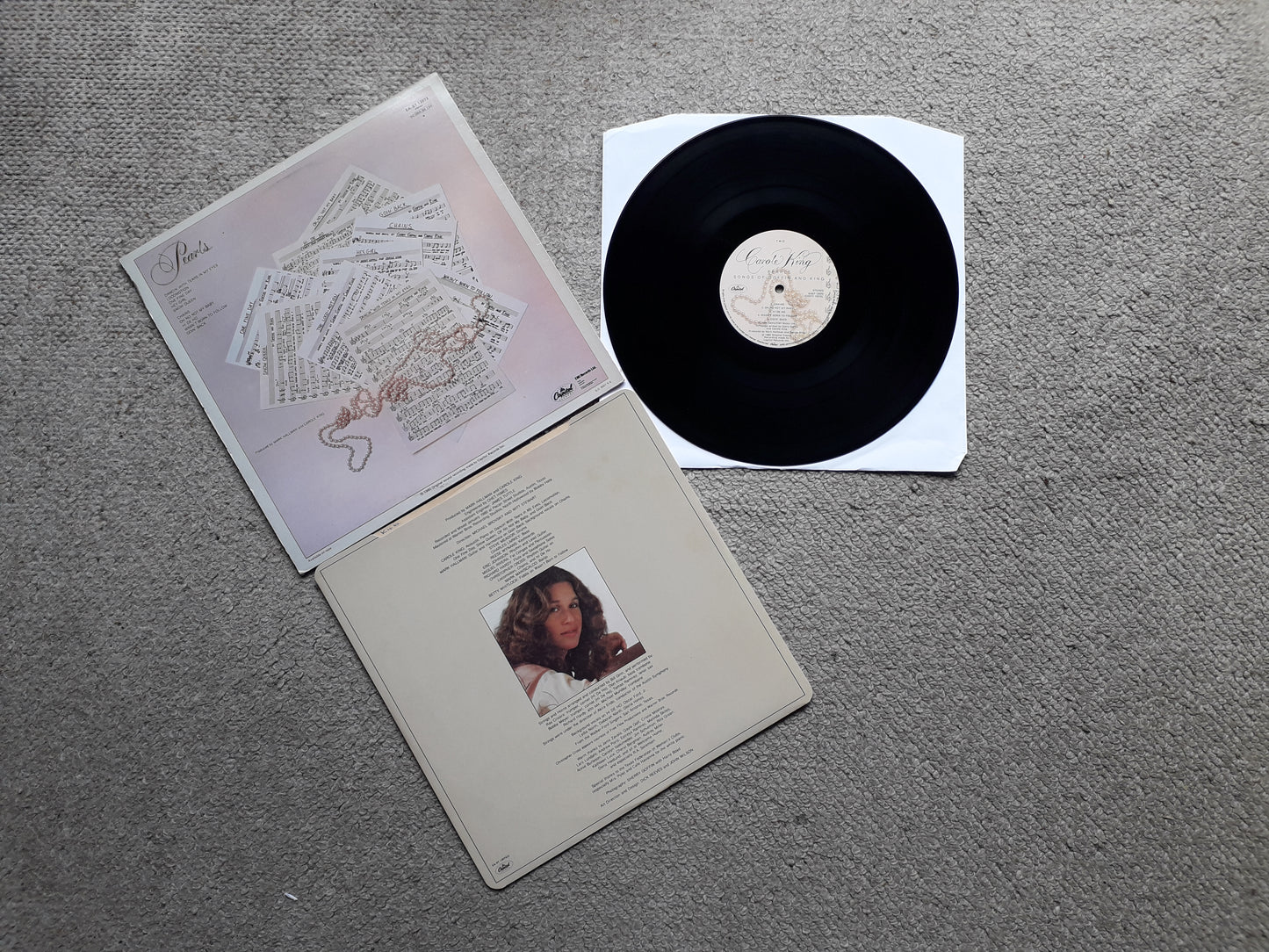 Carole King-Pearls Songs Of Goffin And King LP (EA-ST 12073)