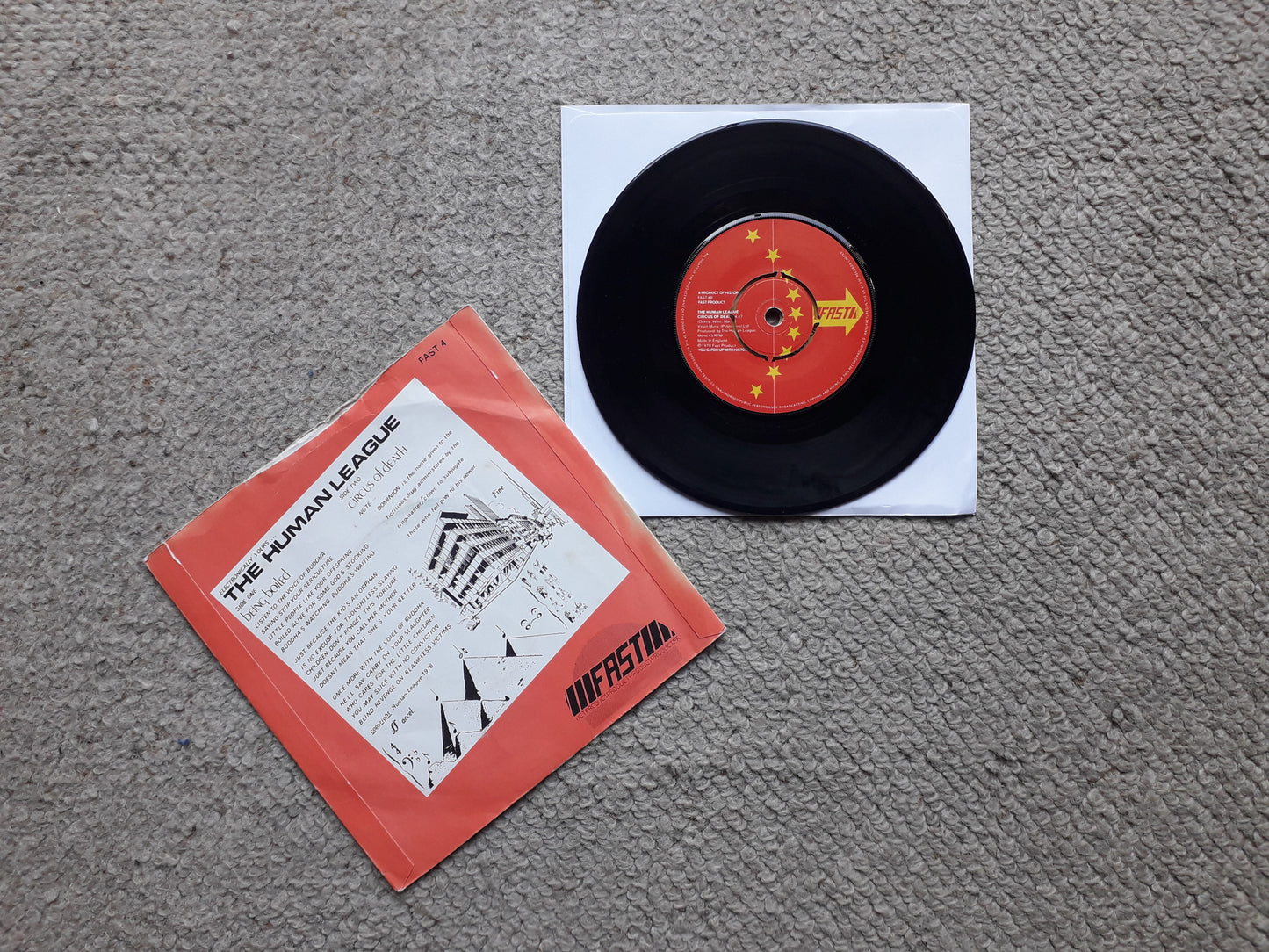 The Human League-Being Boiled 7" (FAST 4)