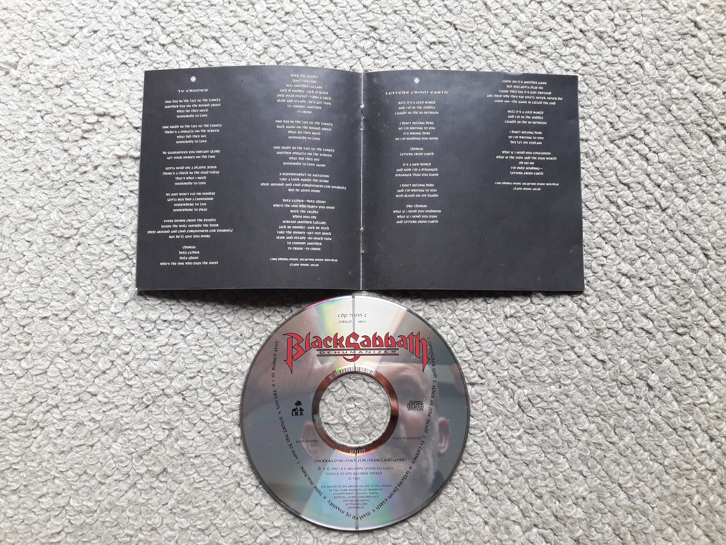 Black Sabbath-Dehumanizer CD (0777 713155 2 7)