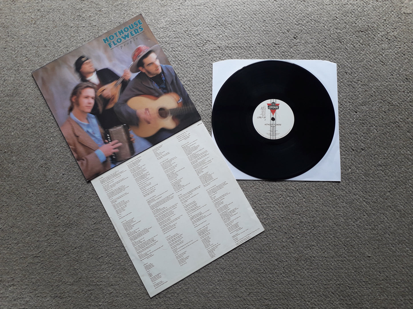 Hothouse Flowers-people LP (LONLP 58)