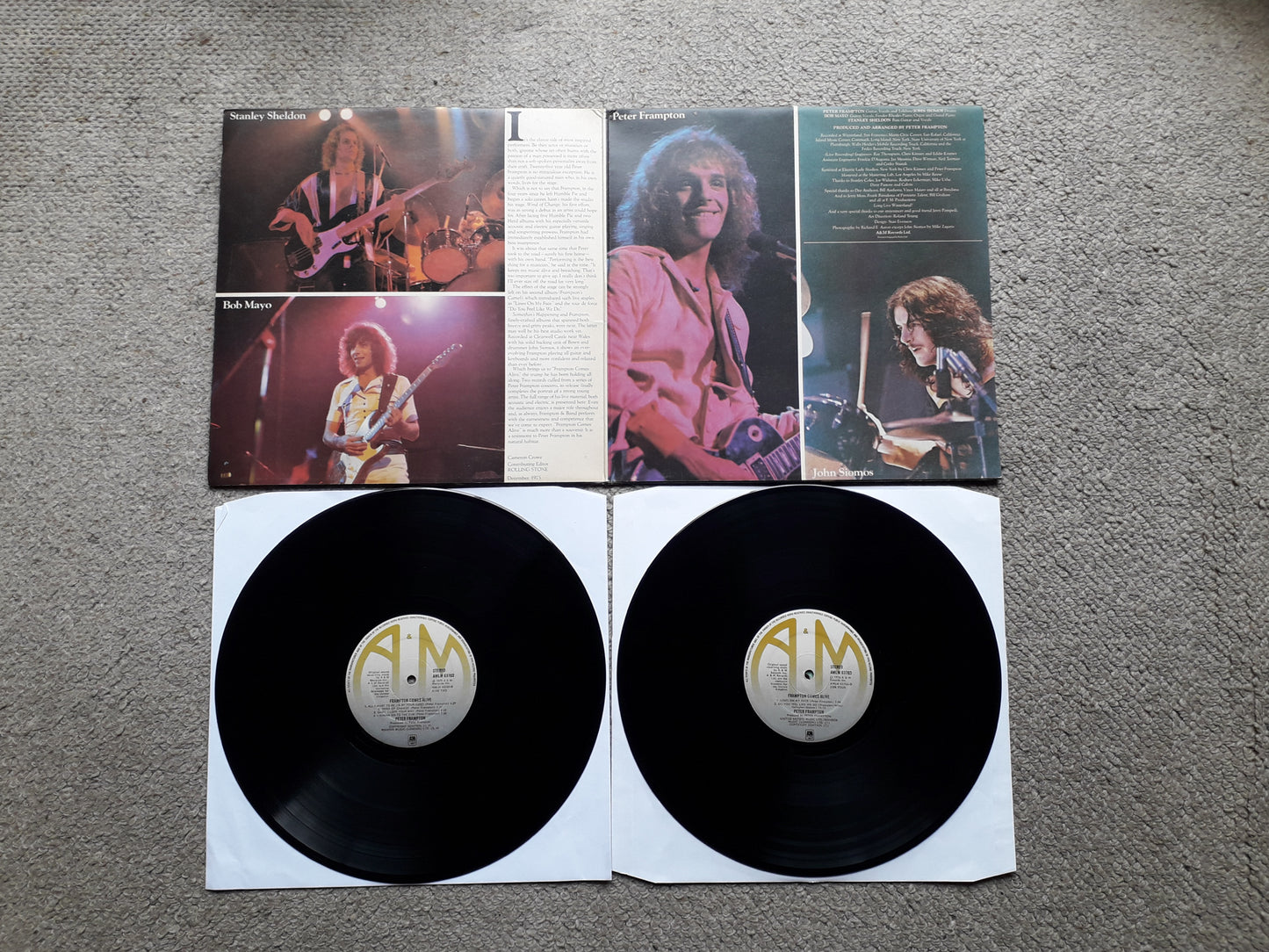 Peter Frampton-Frampton Comes Alive! Dbl LP (AMLM 63703)