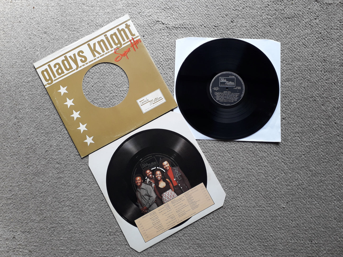 Gladys Knight & The Pips-Super Hits LP (STMA 8026) Die-Cut Sleeve