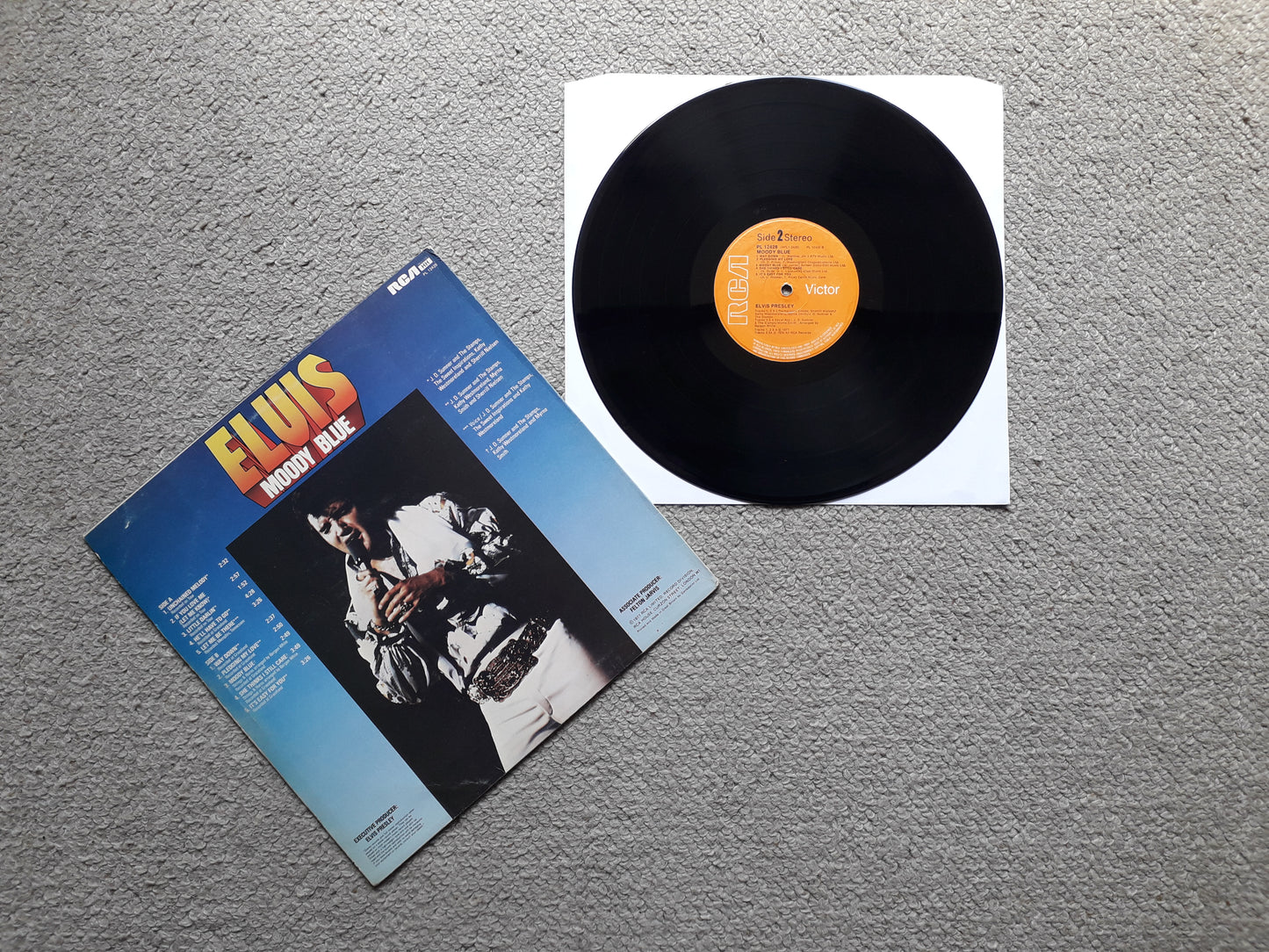 Elvis Presley-Moody Blue LP (PL 12428)