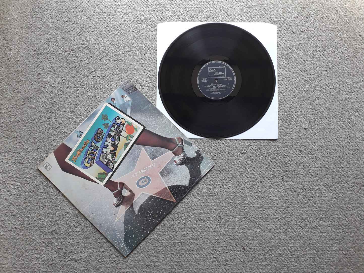 The Miracles-City Of Angels LP (STML 12010)