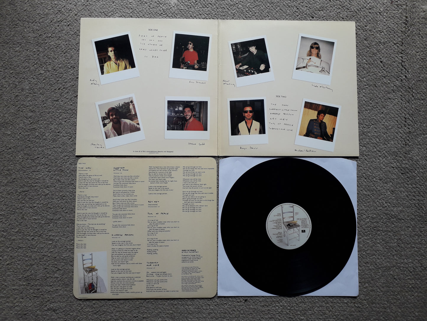 Paul McCartney-Pipes Of Peace LP (PCTC 1652301)