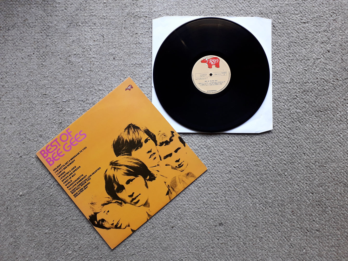 Bee Gees-Best Of Bee Gees LP (RSO 2394 113)