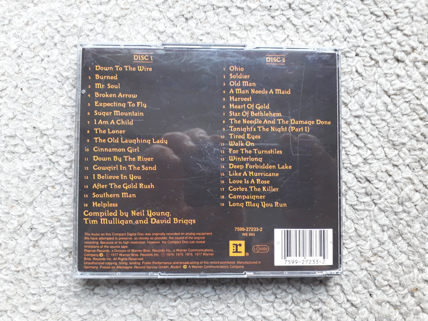 Neil Young-Decade Double CD (7599-27233-2