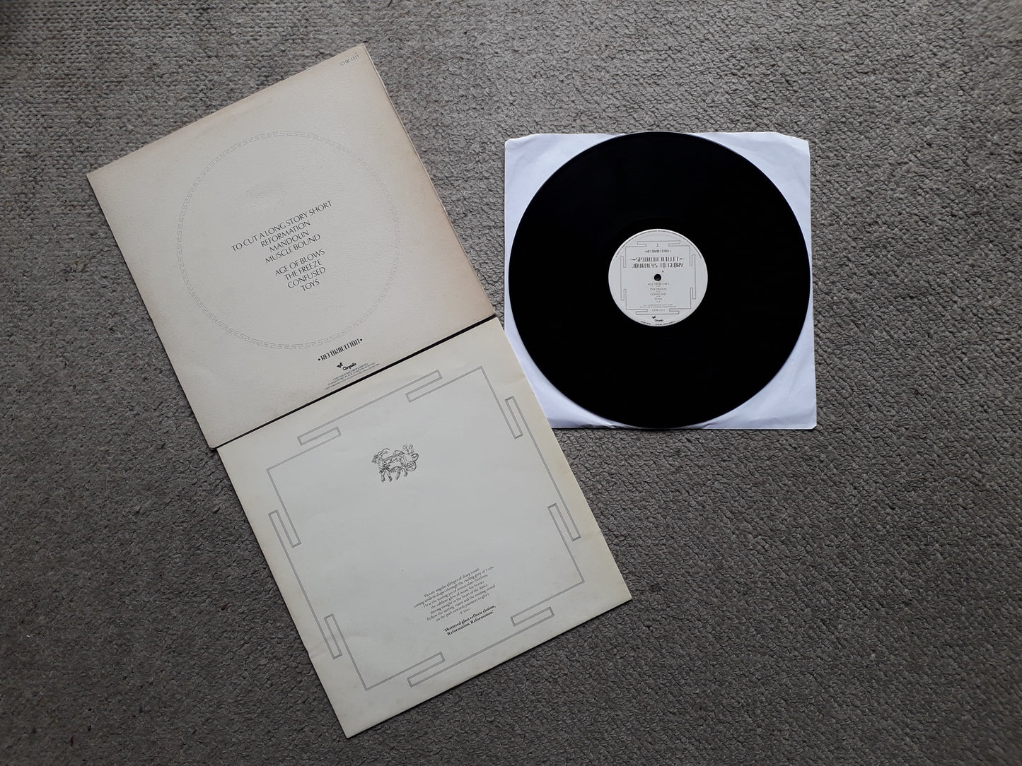 Spandau Ballet-Journeys To Glory LP (CHR 1331 Textured/embossed)