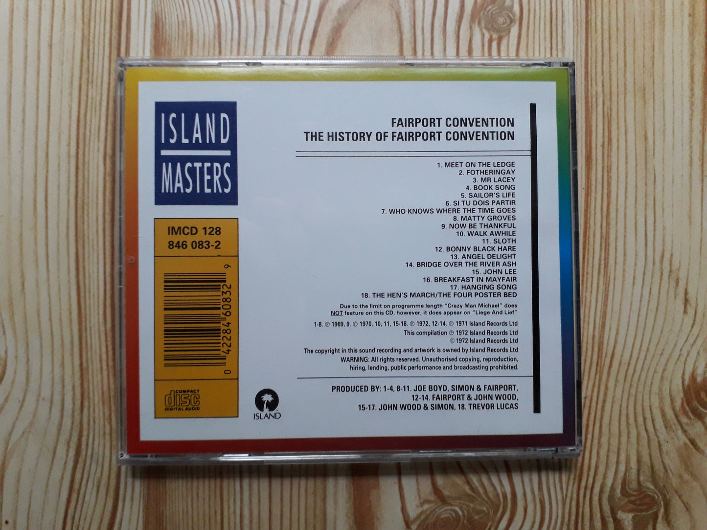 Fairport Convention-The History Of Fairport Convention CD IMCD 128)