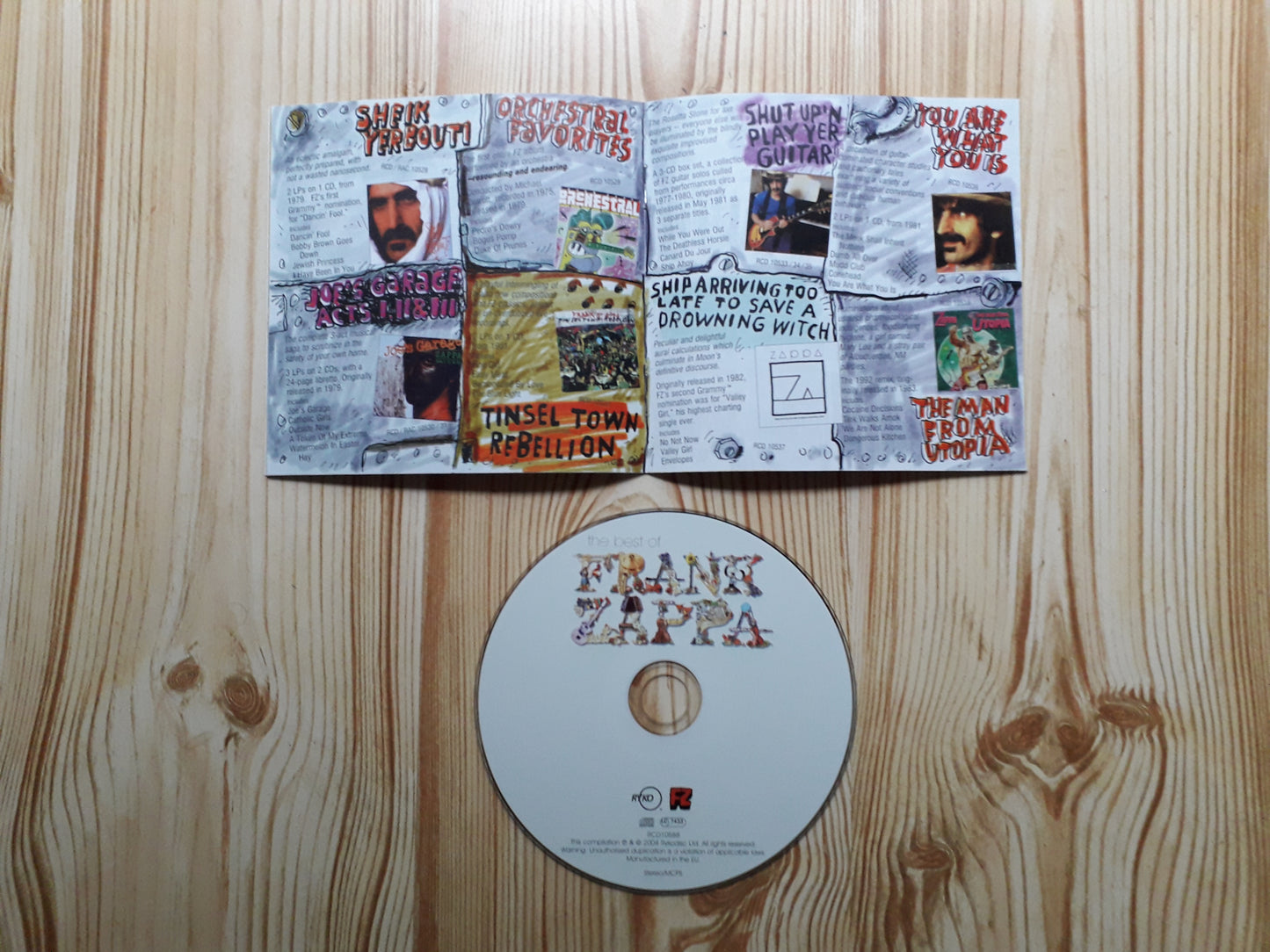 Frank Zappa-The Best Of Frank Zappa CD (RCD10588)