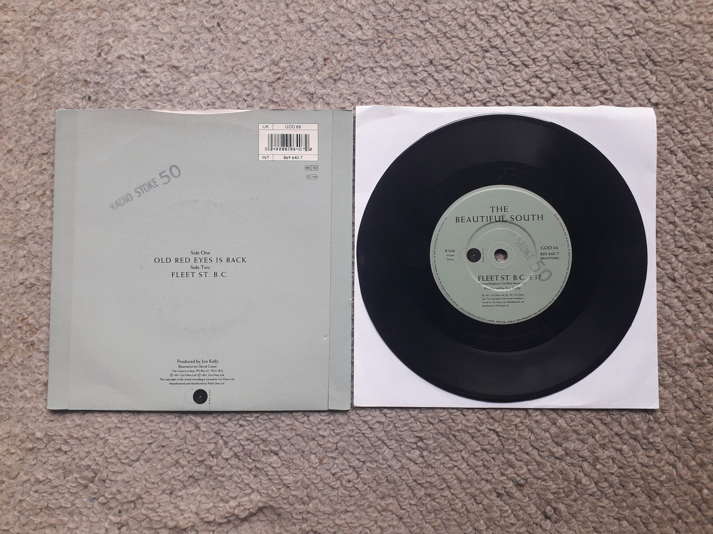 Beautiful South-Old Red Eyes Is Back 7" (GOD 66)