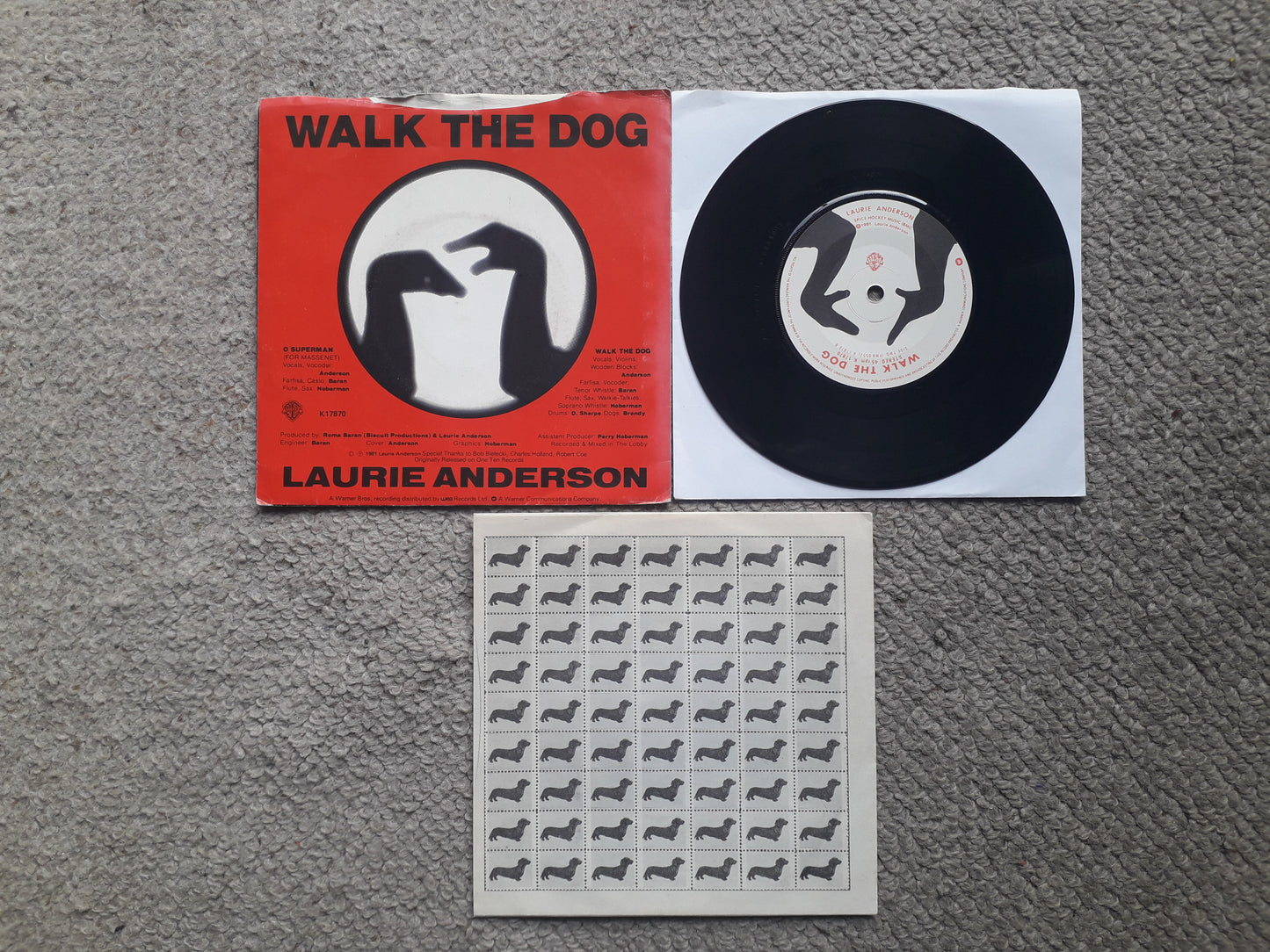 Laurie Anderson-O Superman 7" EP (K 17870)