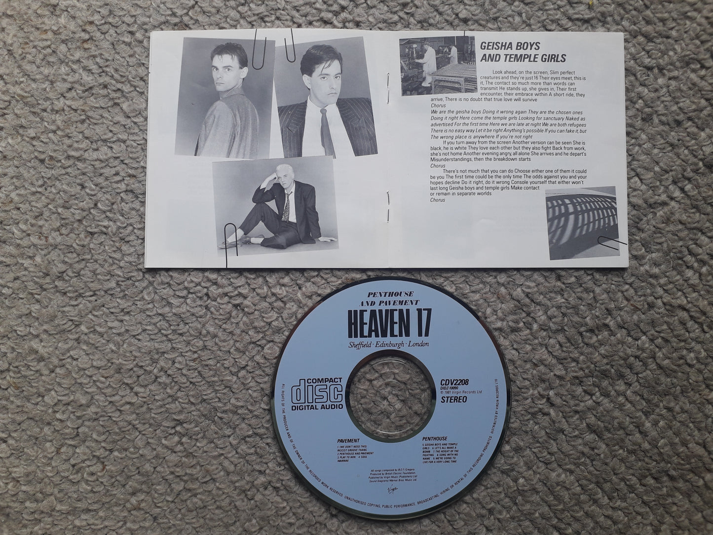Heaven 17-Penthouse And Pavement CD (CDV2208)