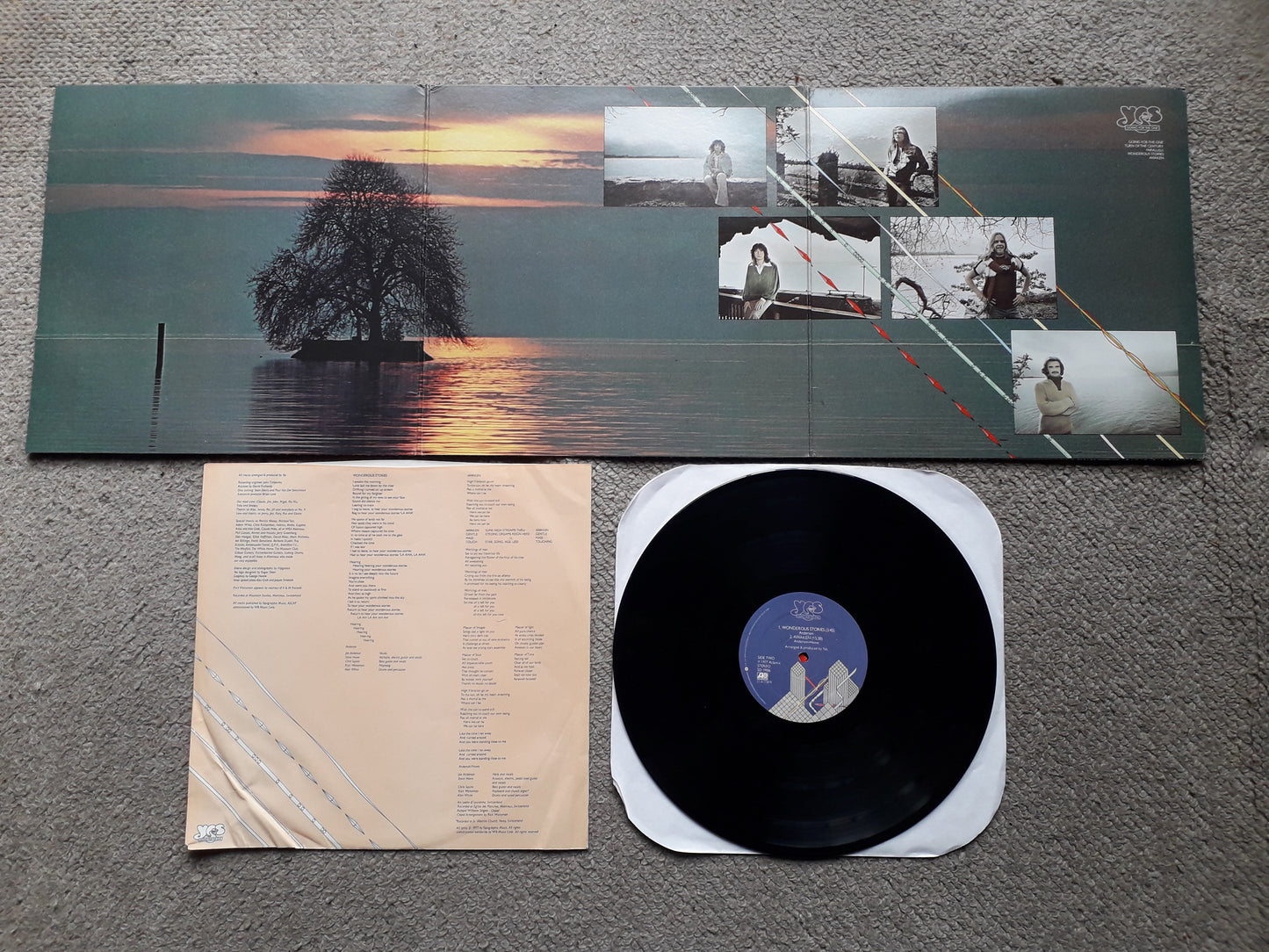 Yes-going For The One LP (SD 19106) Tri-fold sleeve