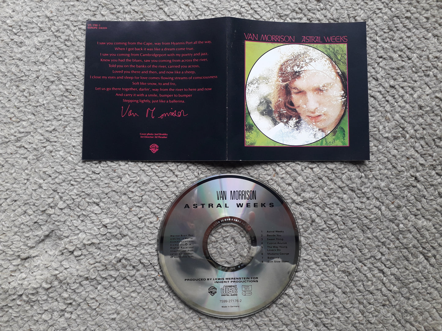 Van Morrison-Astral Weeks CD (7599-27176-2)
