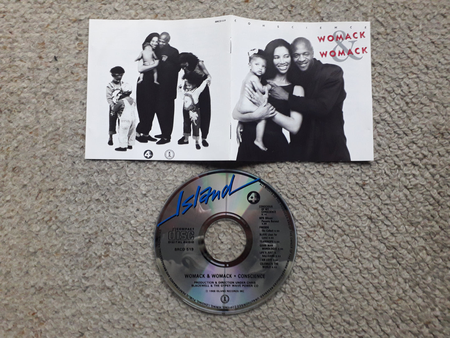 Womack & Womack-Conscience CD (BRCD 519)