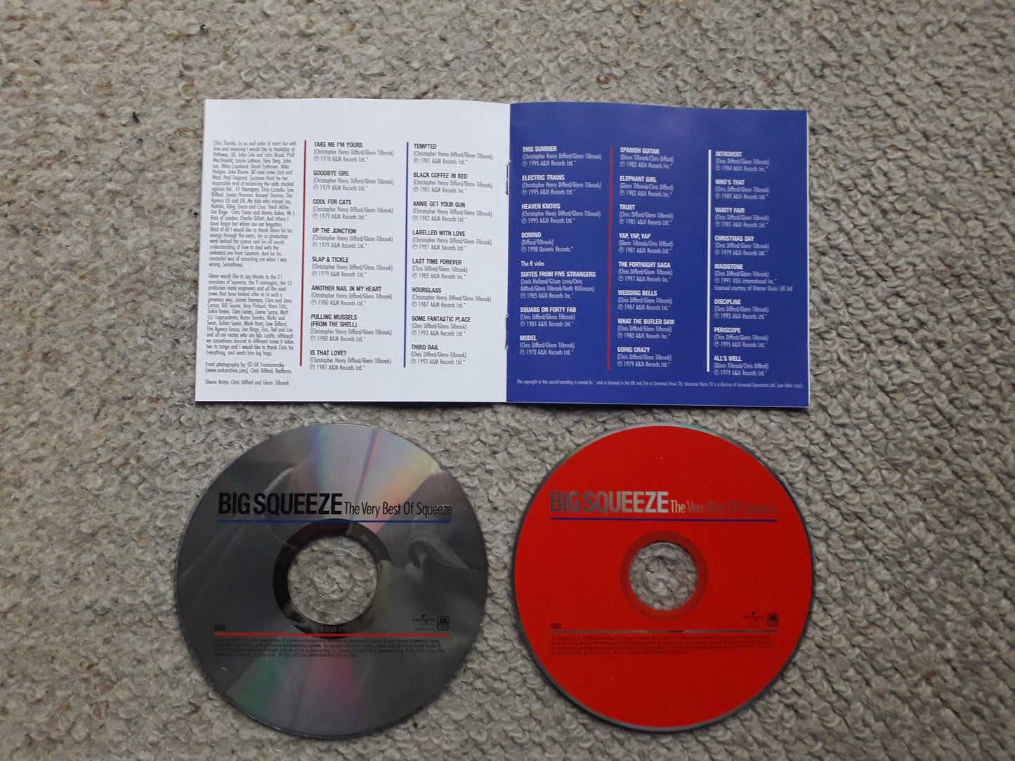 Squeeze-Big Squeeze The Vey Best Of Squeeze Ltd Dbl CD
