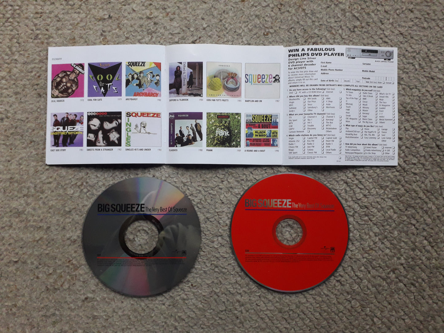 Squeeze-Big Squeeze The Vey Best Of Squeeze Ltd Dbl CD