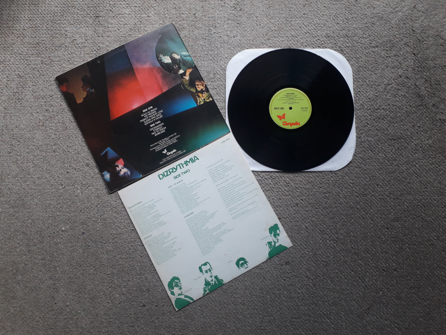Split Enz-Dizrythmia LP (CHR 1145)