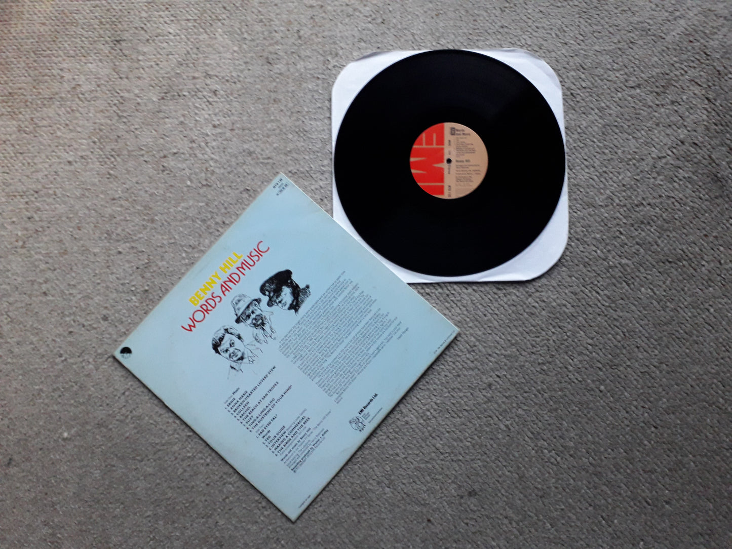 Benny Hill-Words And Music LP (NTS 135)