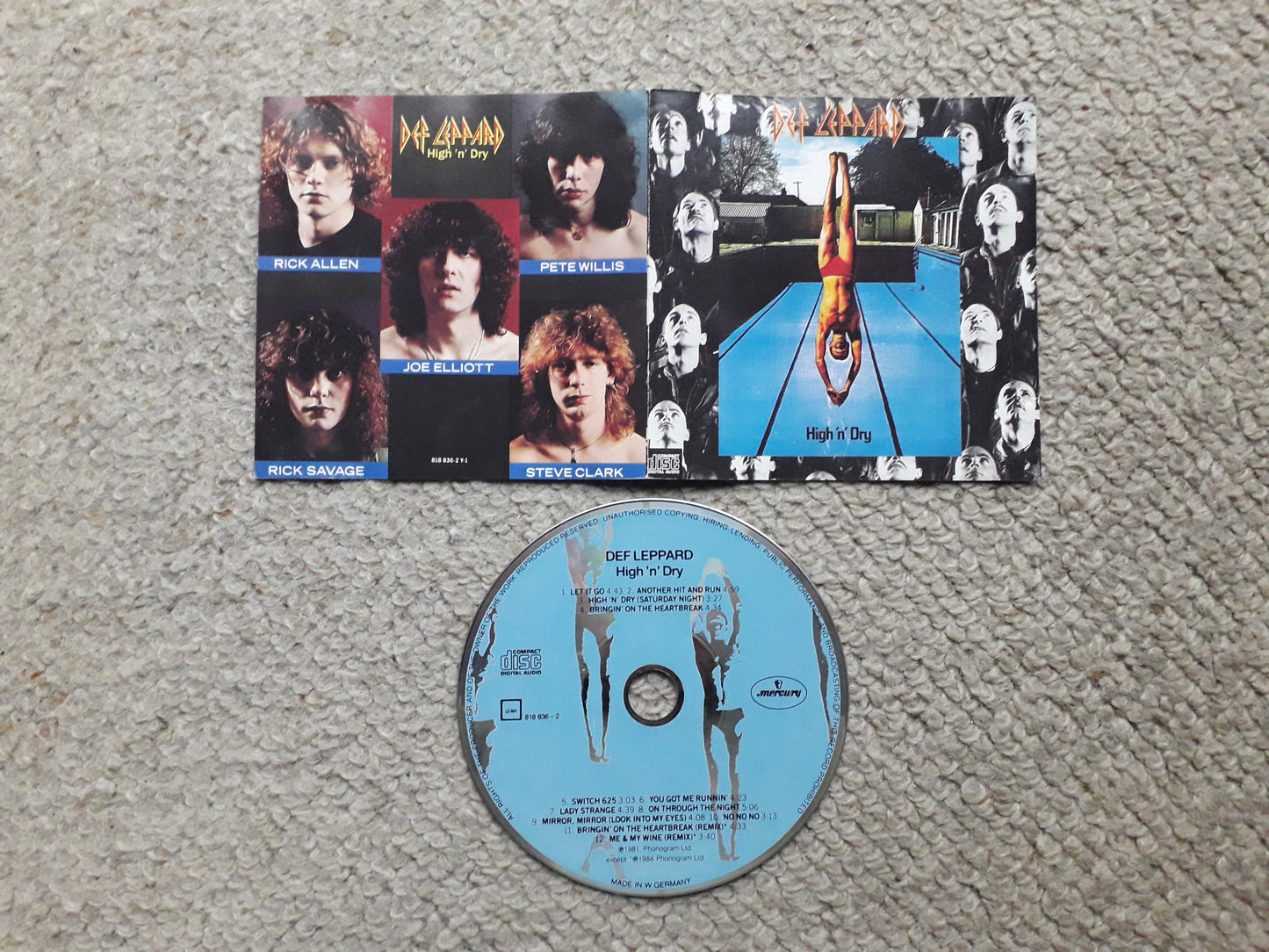 Def Leppard-High 'n' Dry CD (818 836-2)