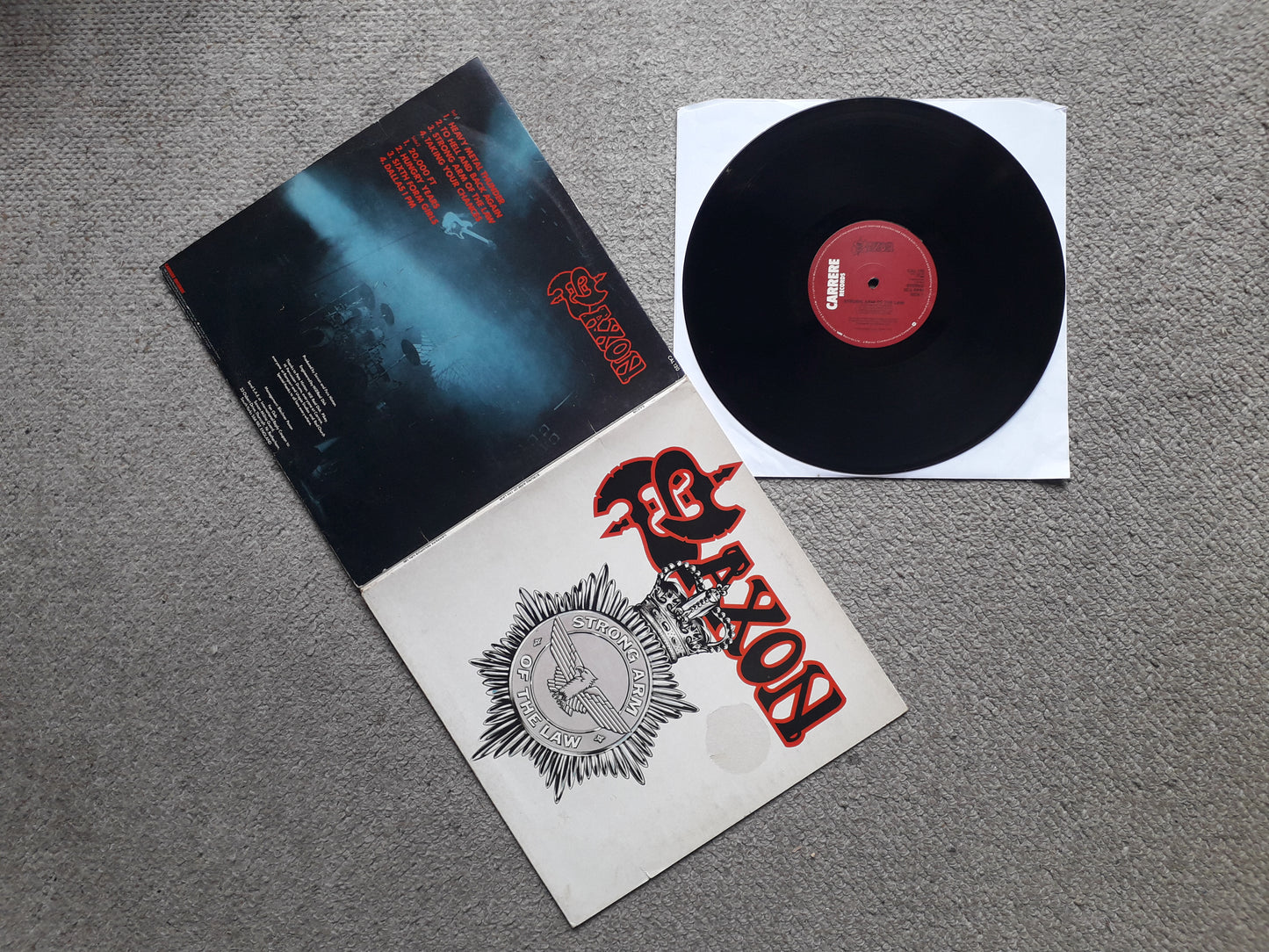 Saxon-Strong Arm Of The Law LP (CAL 120) G/Fold