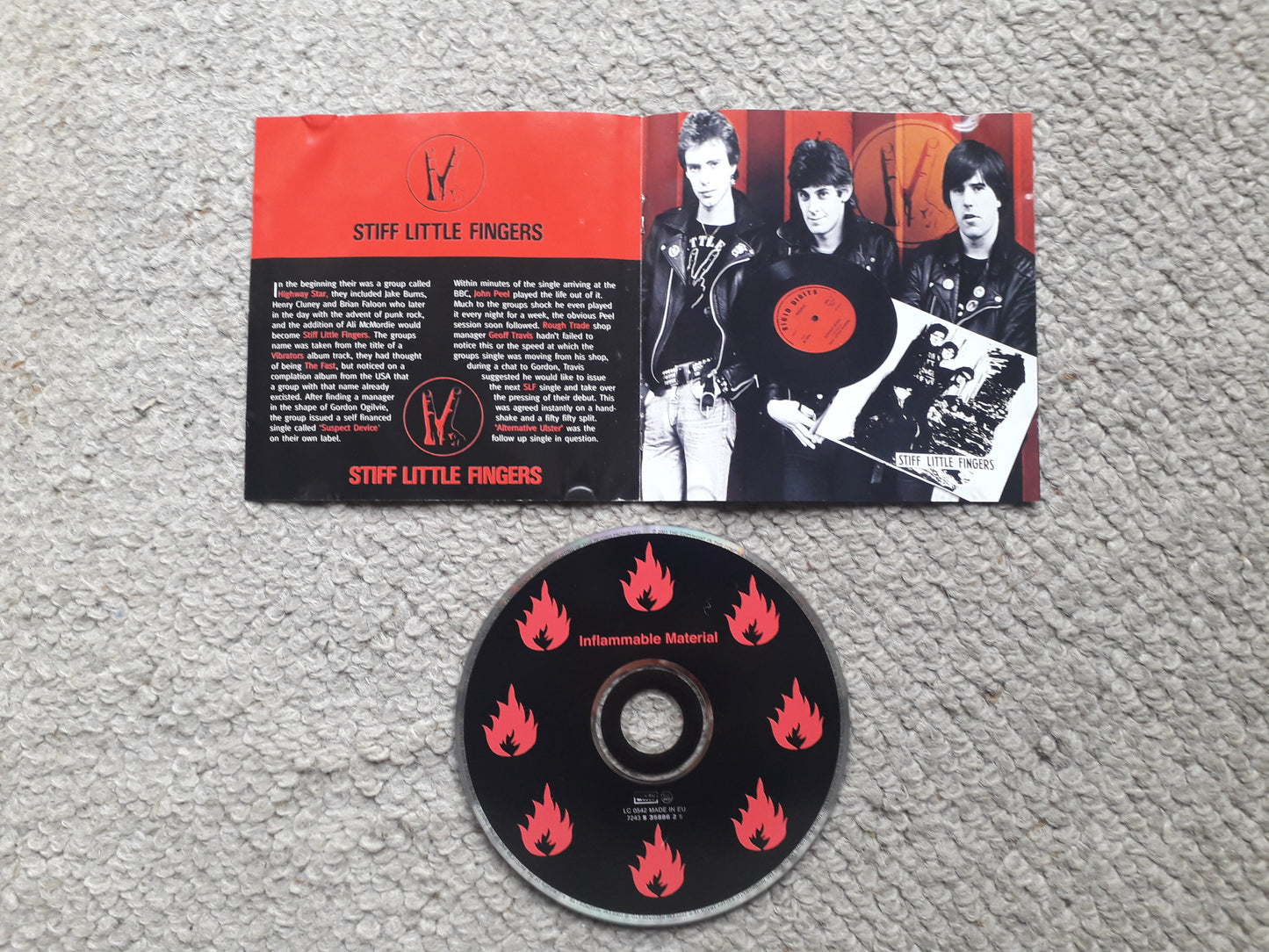 Stiff Little Fingers-Inflammable Material CD + Bonus Tracks