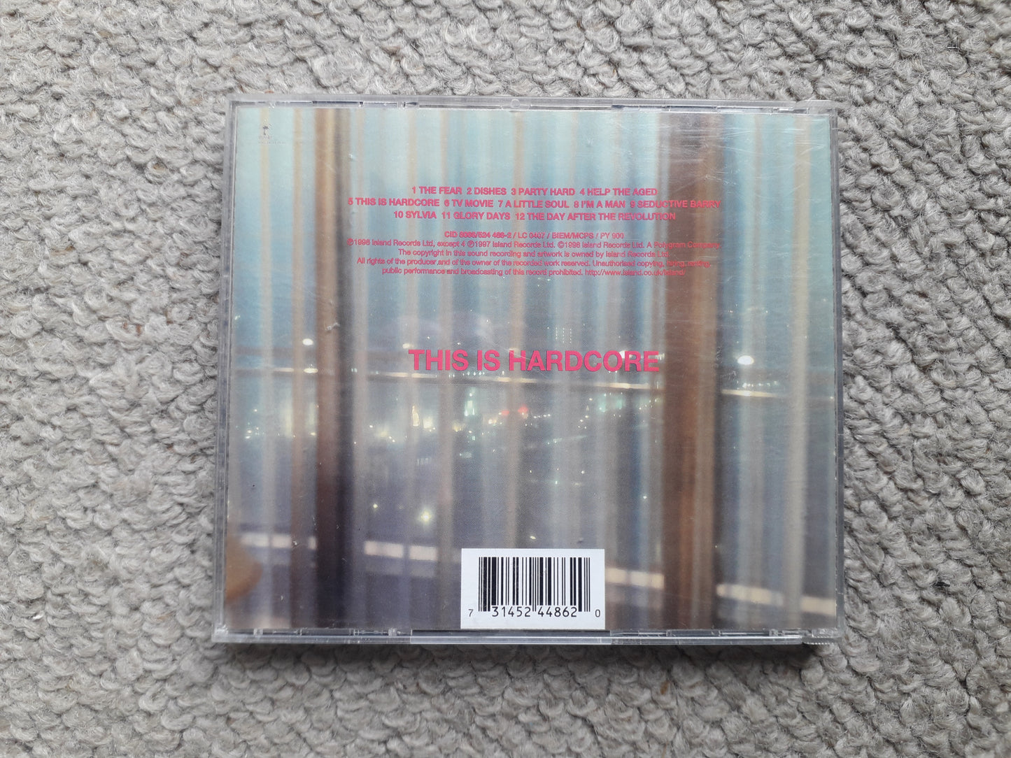 Pulp-This Is Hardcore CD (CID 8066/524 486-2)