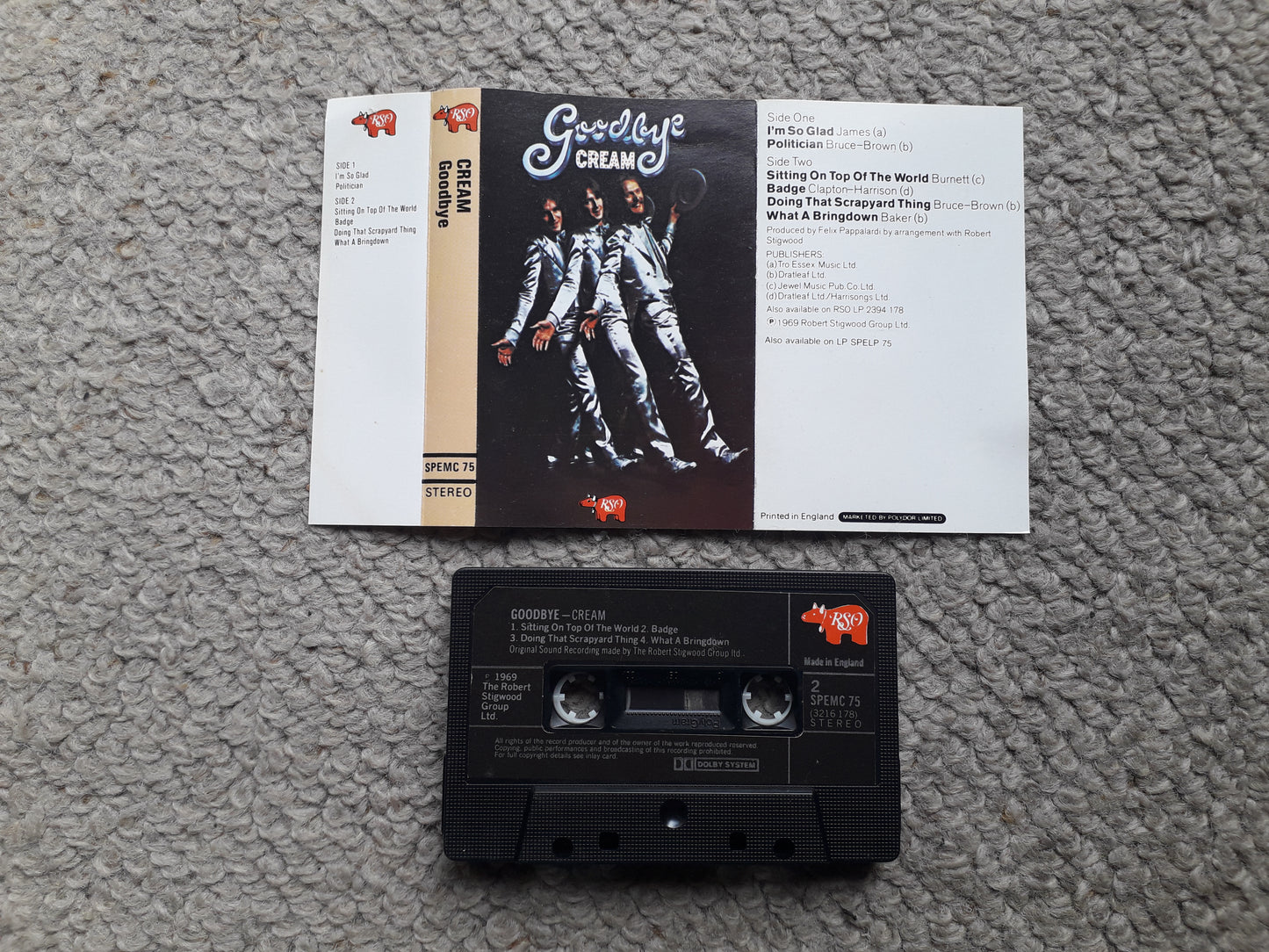 Cream-Goocbye Cassette (SPEMC 75)