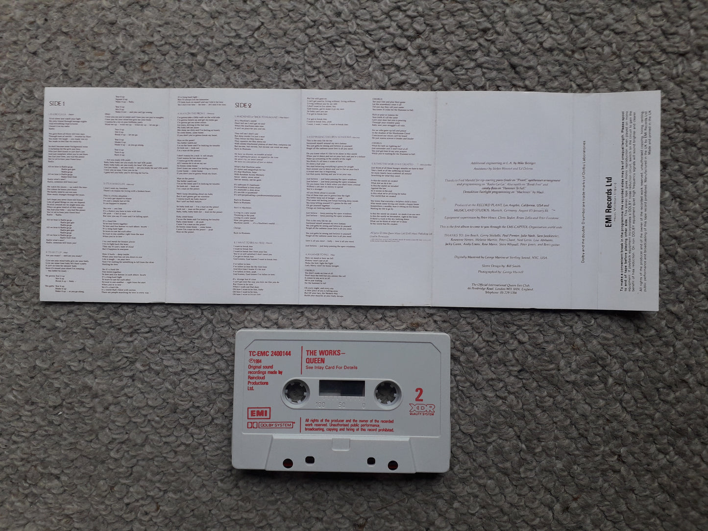 Queen-The Works Cassette (TC-EMC 24 0014 4)