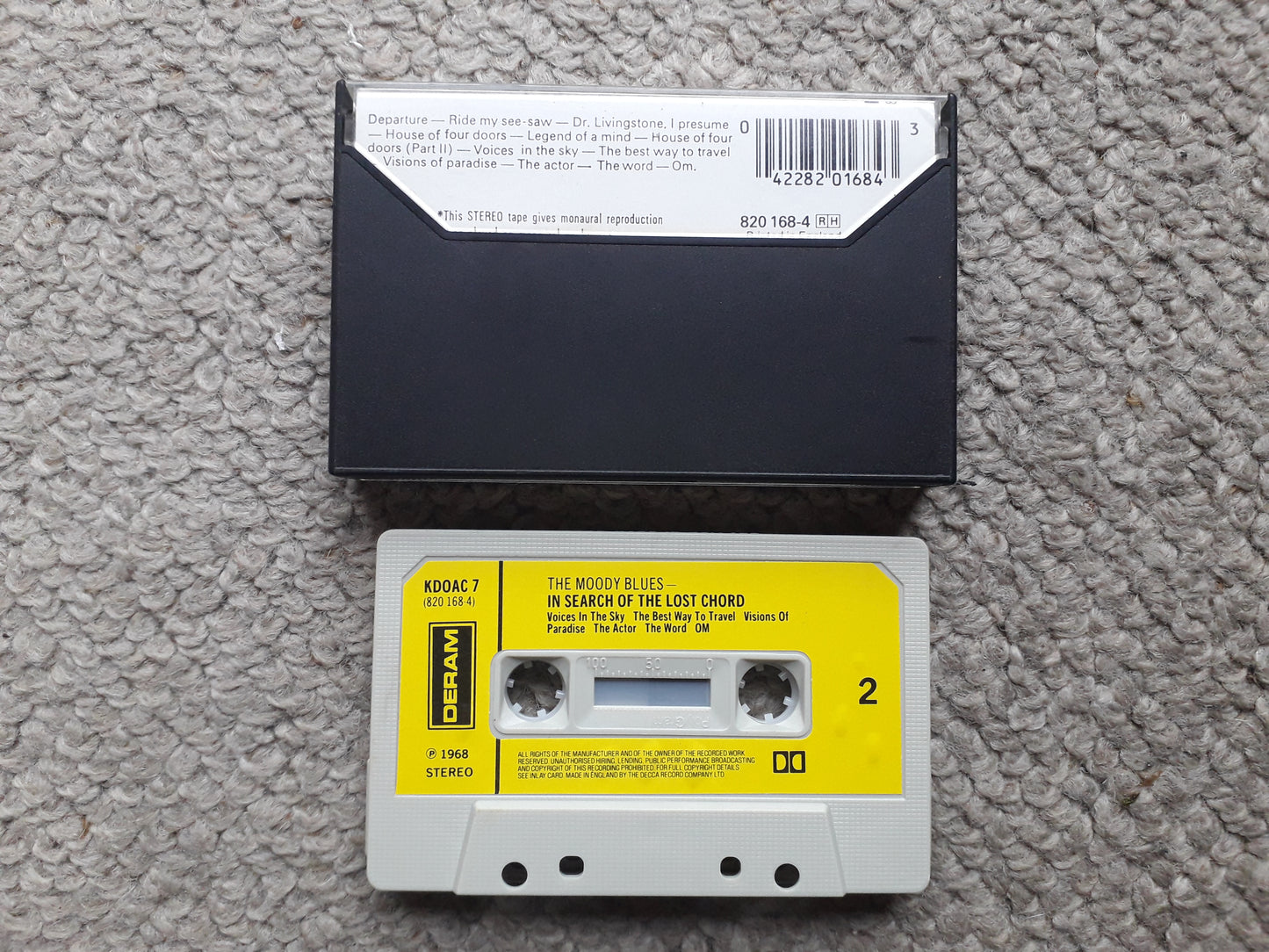 The Moody Blues-In Search Of The Lost Chord Cassette (KDOAC 7)