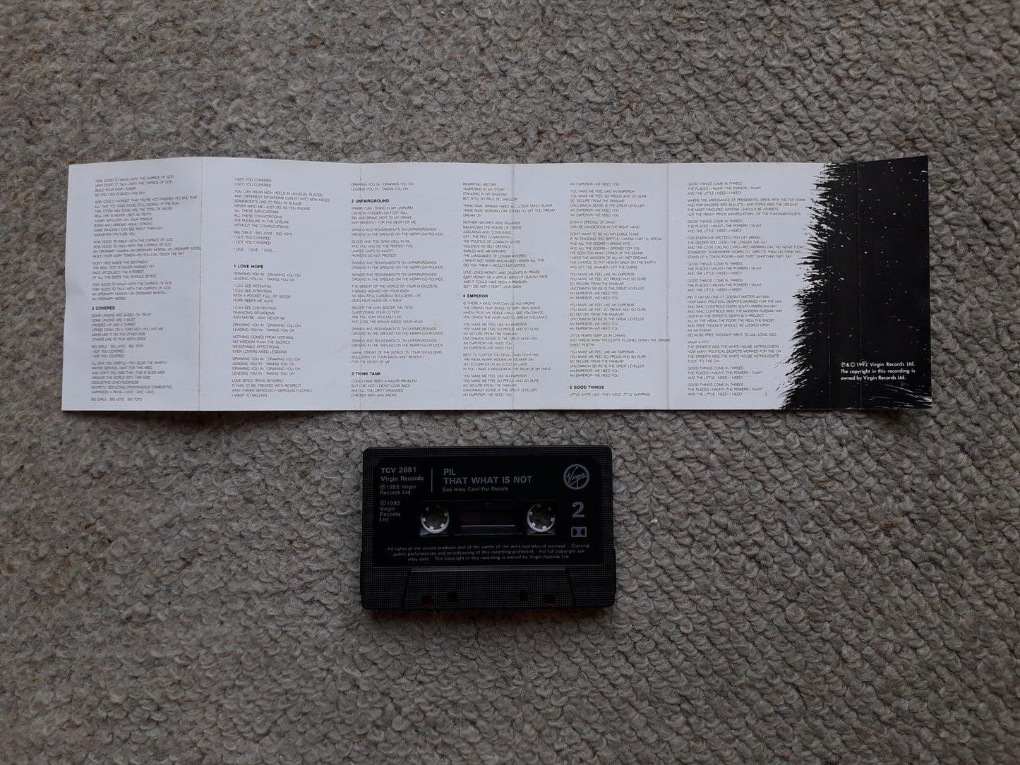 Public Image Limited-That What Is Not Cassette Tape (TCV 2681)