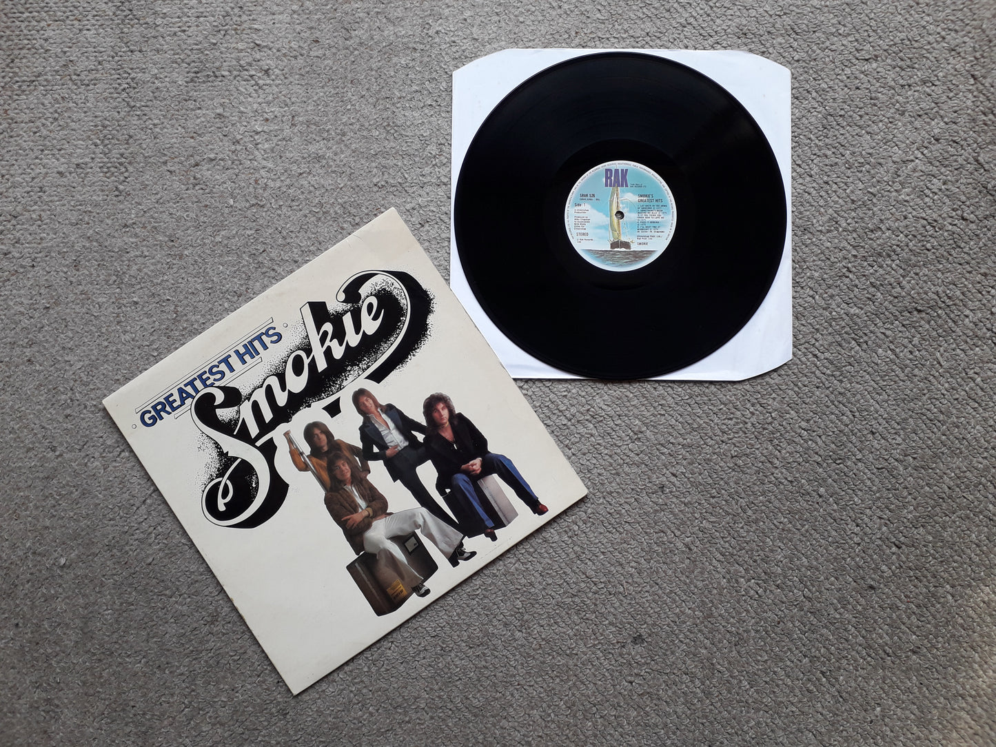 Smokie-Smokie's Greatest Hits LP (SRAK 526)