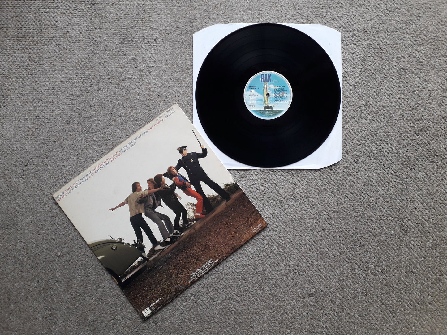 Racey-Smash And Grab LP (SRAK 537)