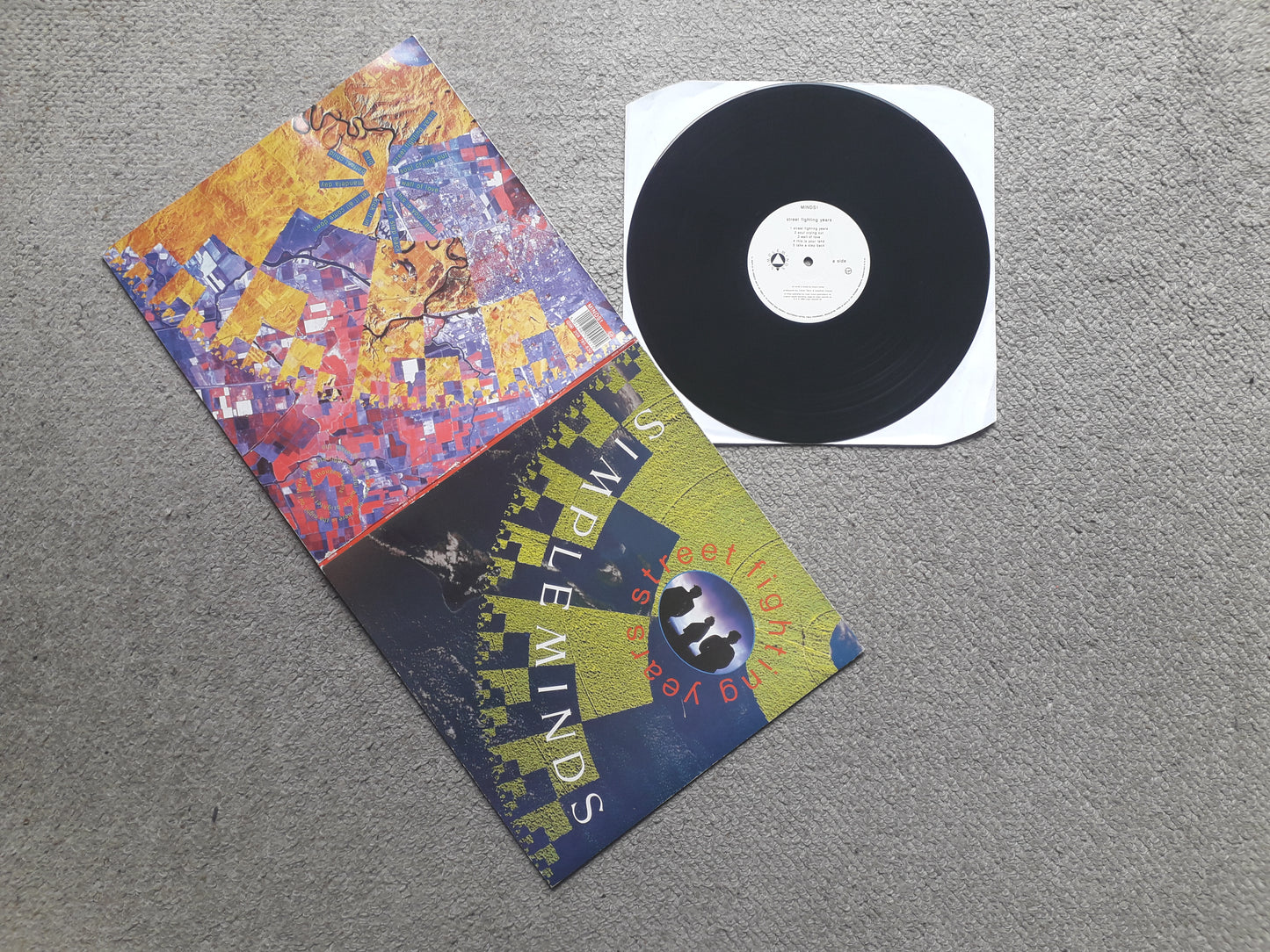 Simple Minds-Street Fighting Years LP (MINDS1 G/Fold)