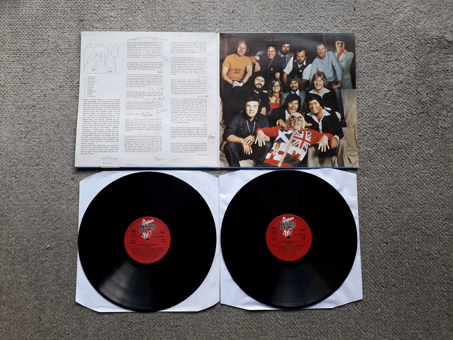 Radio 1 10 Years Of Hits Double LP (BEDP 002)