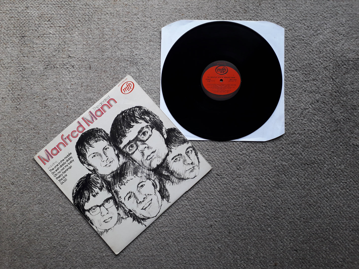 Manfred Mann-The Greatest Hits Of Manfred Mann LP (MFP 5269)