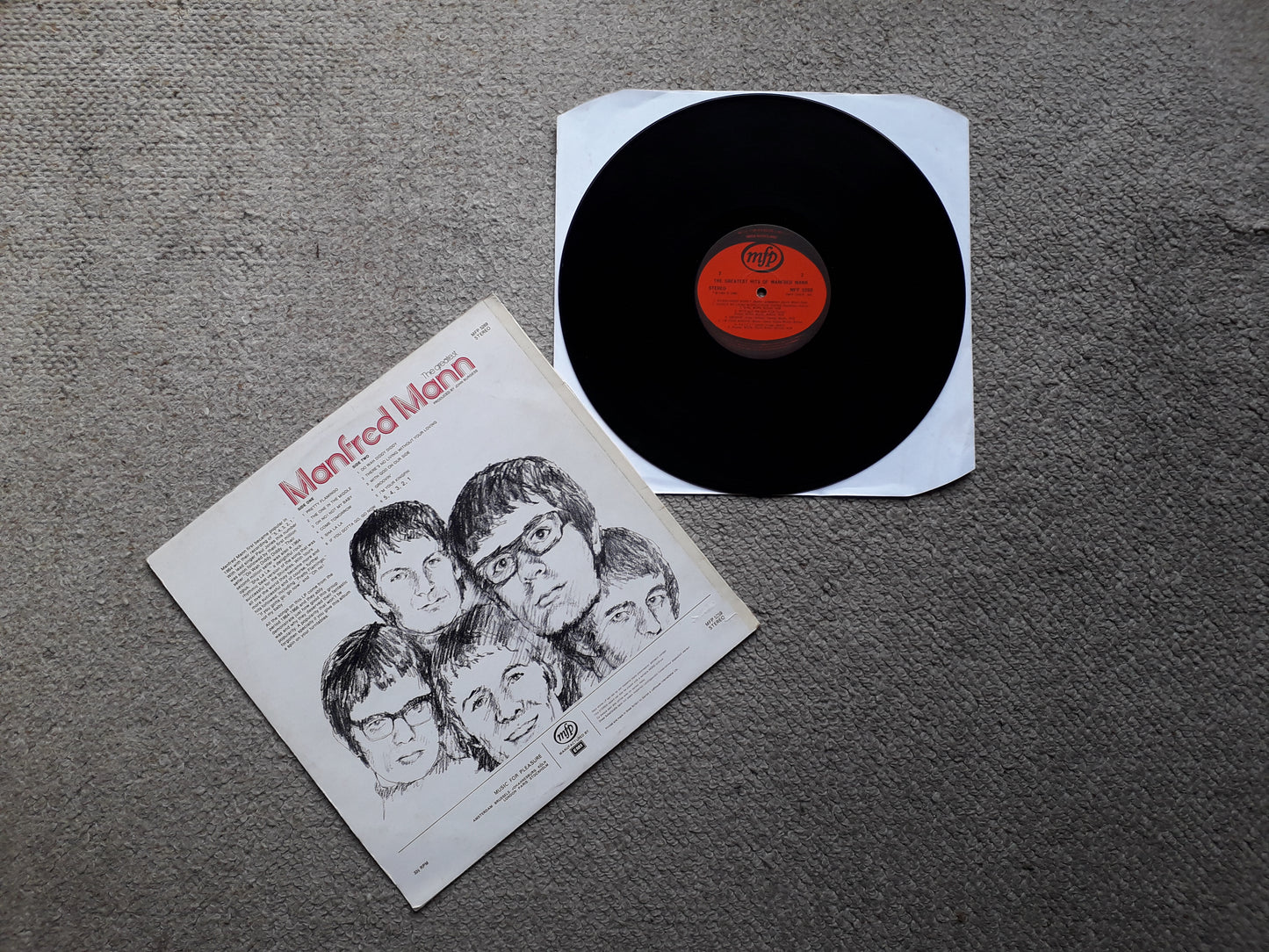 Manfred Mann-The Greatest Hits Of Manfred Mann LP (MFP 5269)