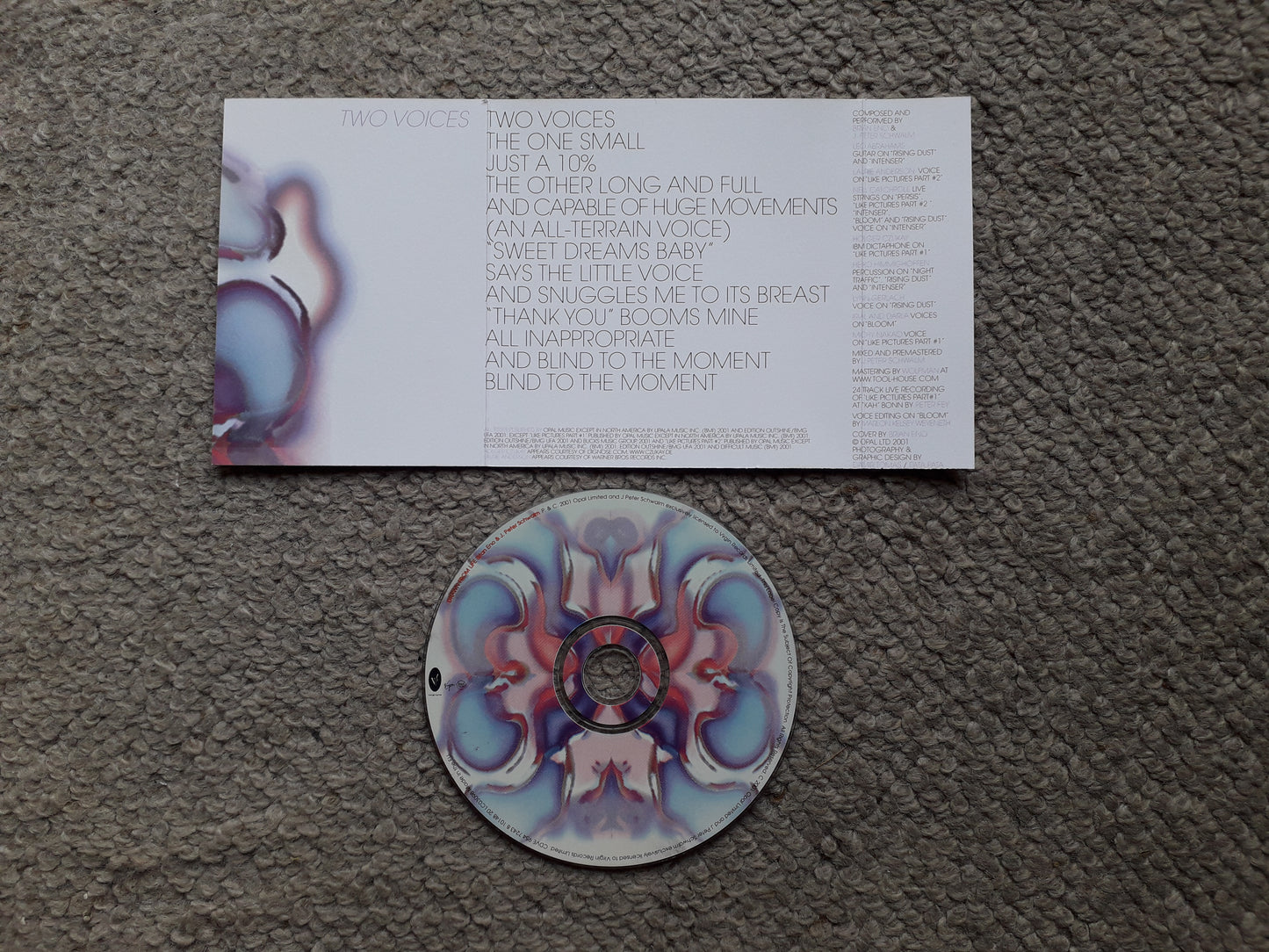 Brian Eno & J Peter Schwalm-Drawn From Life CD (CDVE 954)