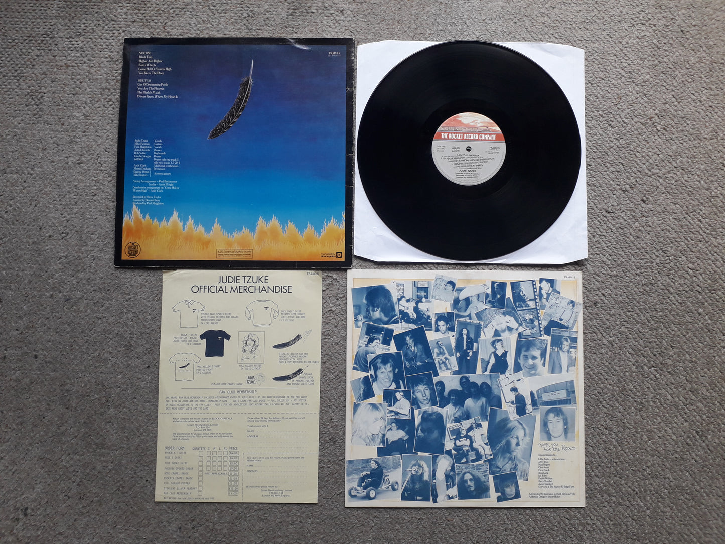 Judie Tzuke-I Am The Phoenix LP (TRAIN 15)