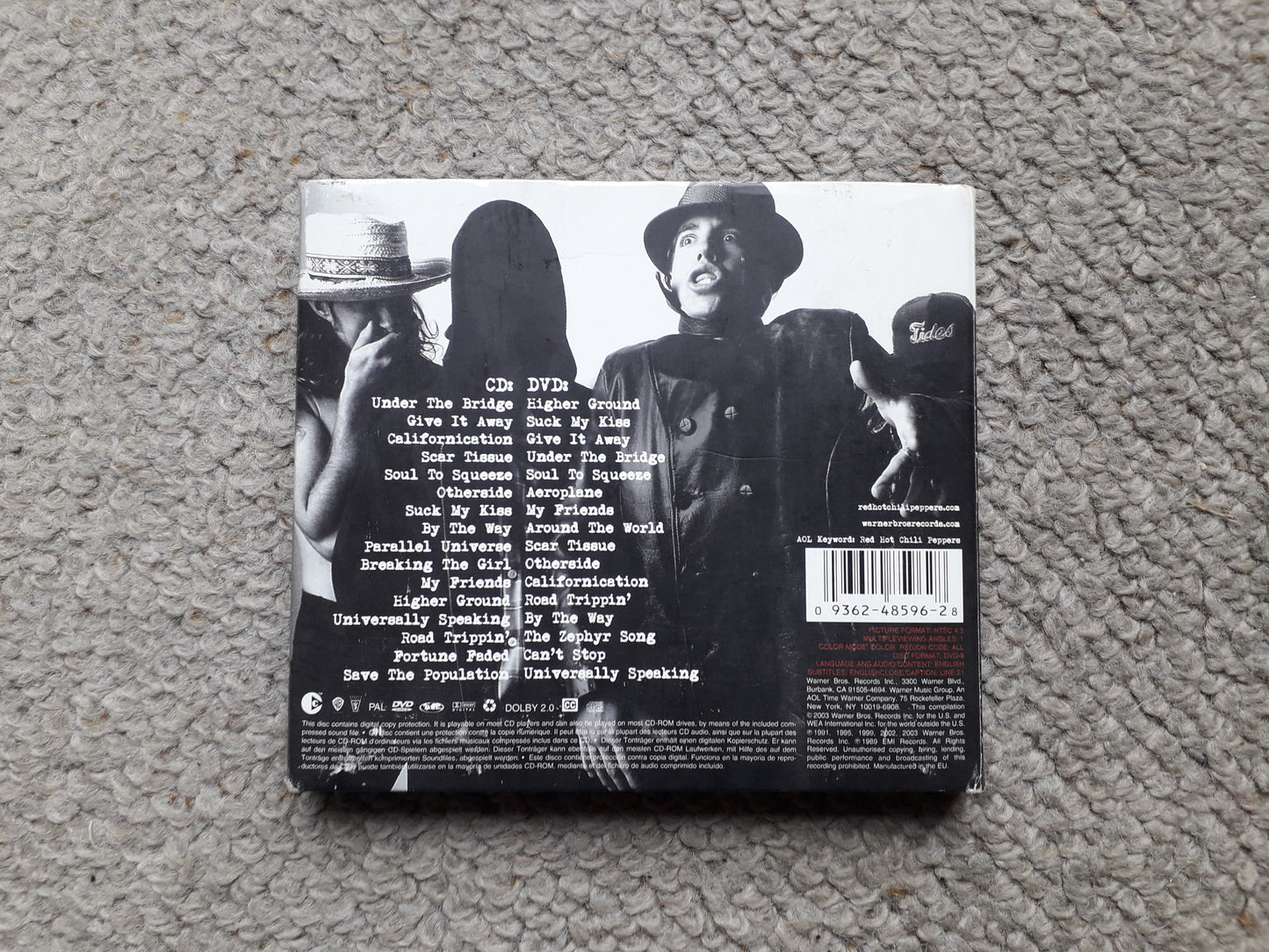 Red Hot Chili Peppers-Greatest Hits & Videos CD & DVD (9362 48596-2)