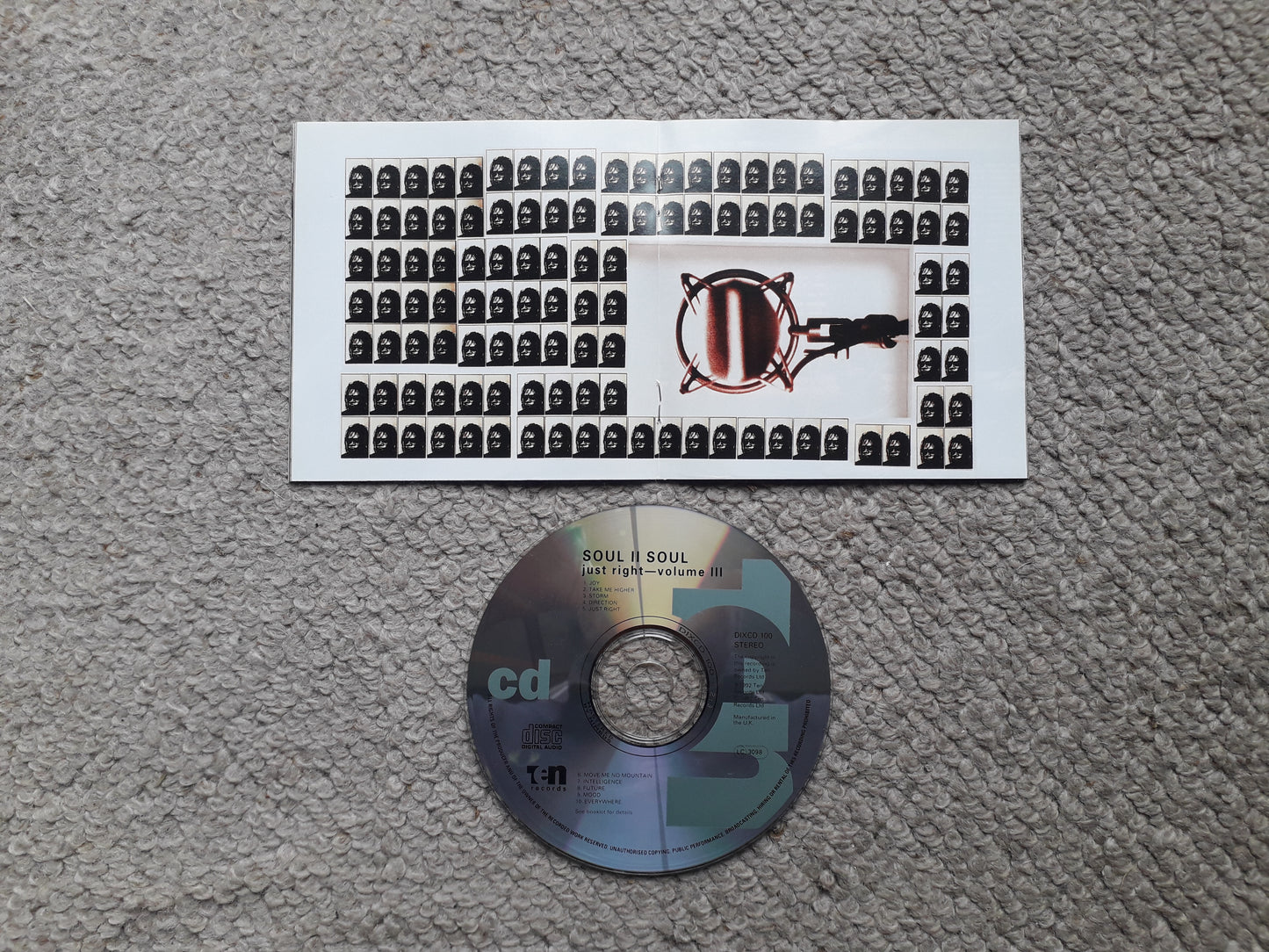 Soul II Soul-Volume III Just Right CD (DIXCD 100)