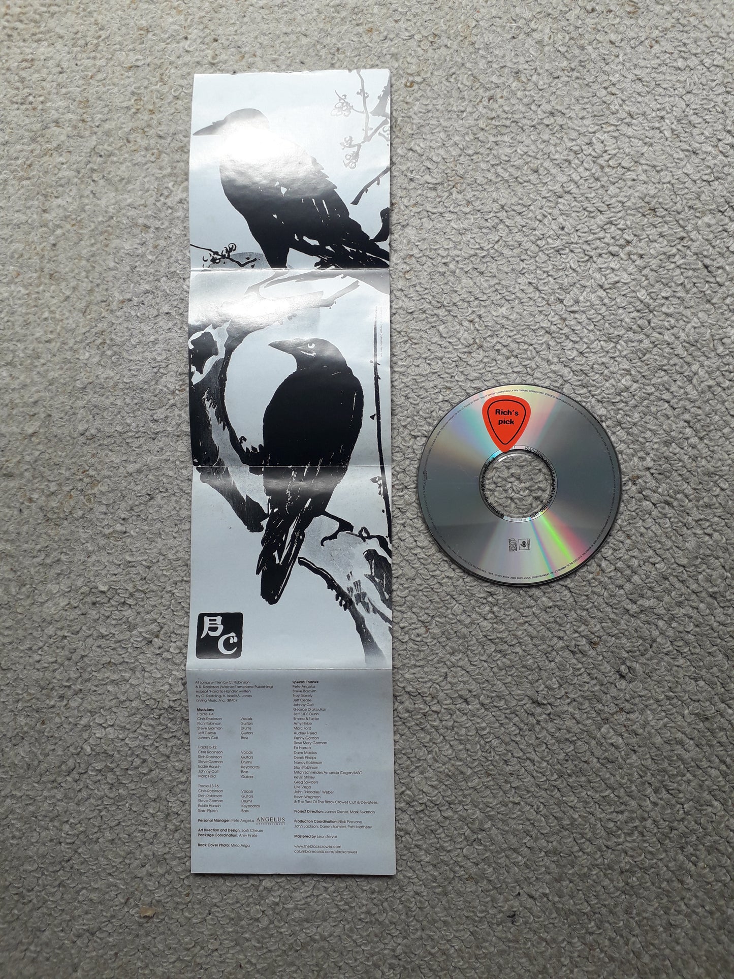 Black Crowes-Greatest Hits 1990-1999 A Tribute To A Work In Progress CD