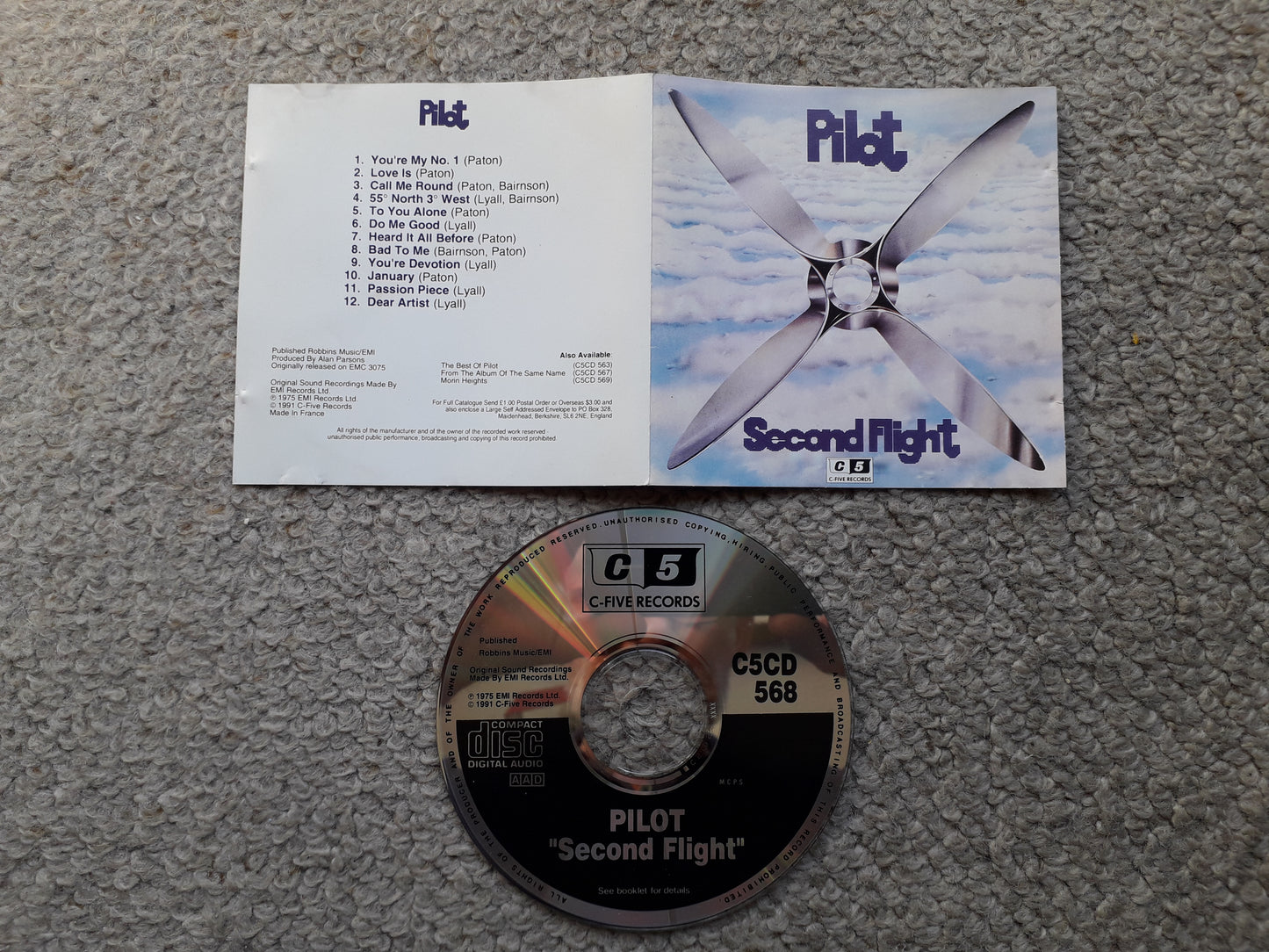 Pilot-Second Flight CD (CCD 568)