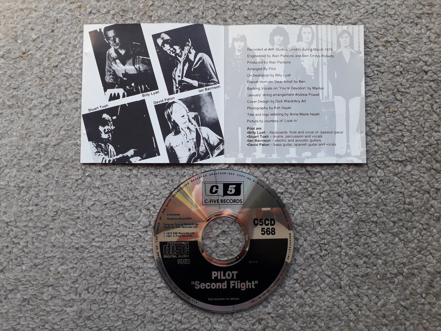Pilot-Second Flight CD (CCD 568)