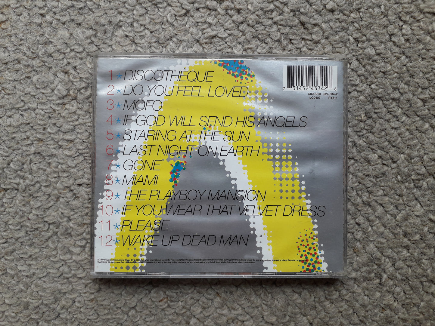 U2-Pop CD (CIDU210)