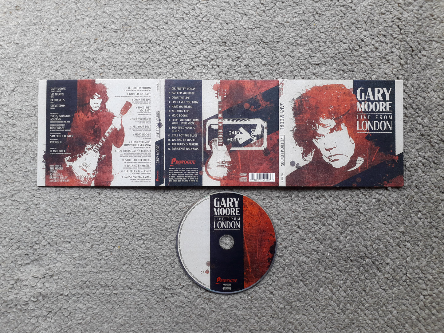 Gary Moore-Live From London CD (PRO 7605 2 Dijipack)