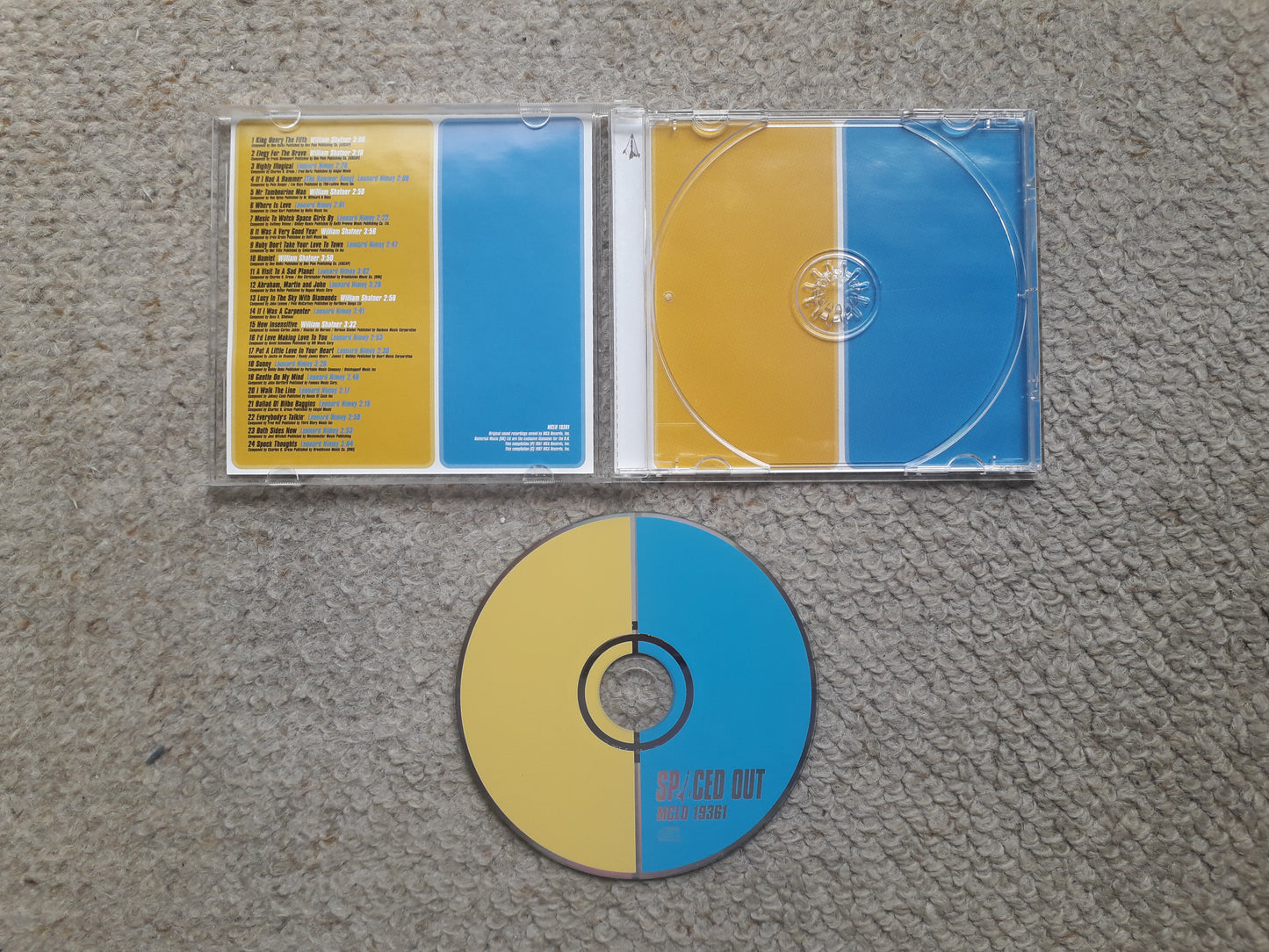 Leonard Nimoy & William Shatner – Spaced Out (The Very Best Of..) CD (MCLD 18361)
