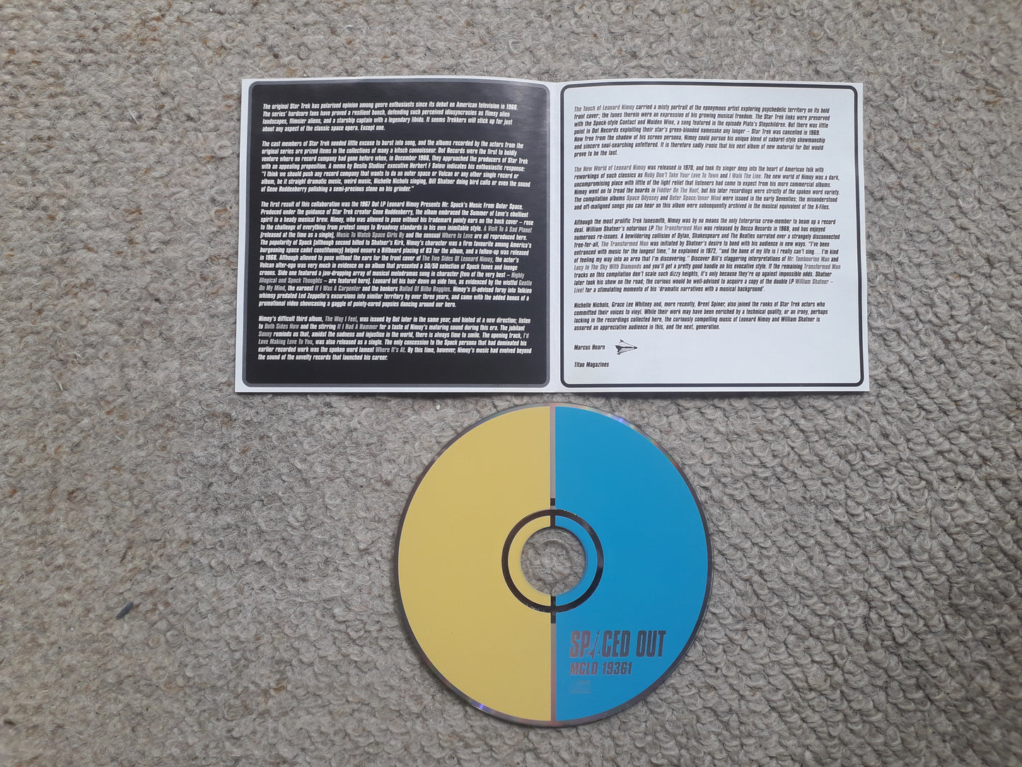 Leonard Nimoy & William Shatner – Spaced Out (The Very Best Of..) CD (MCLD 18361)